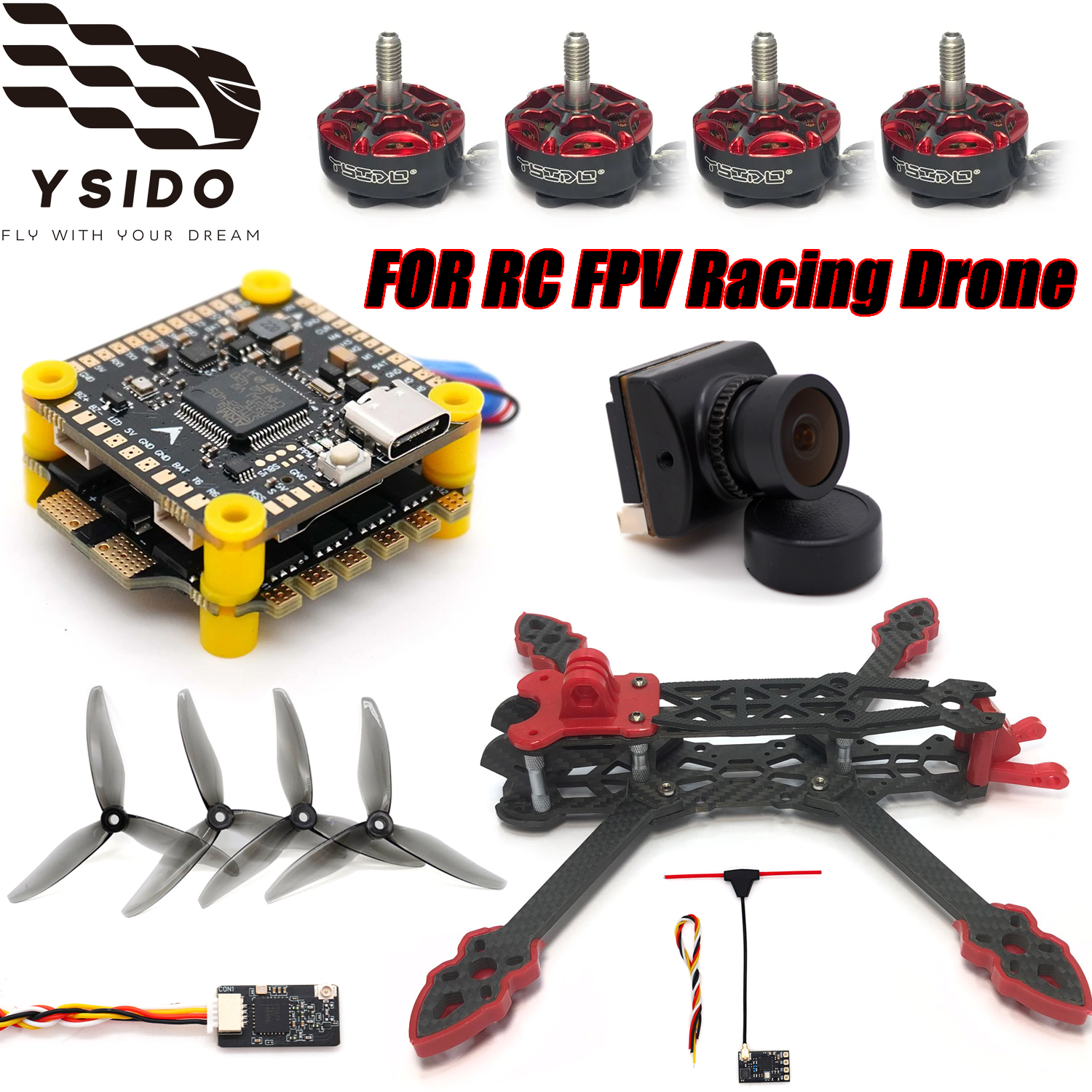 Mark4 5inch Frame Kit F405 V3  – Drone Kit Build Yourself recenzja i cena