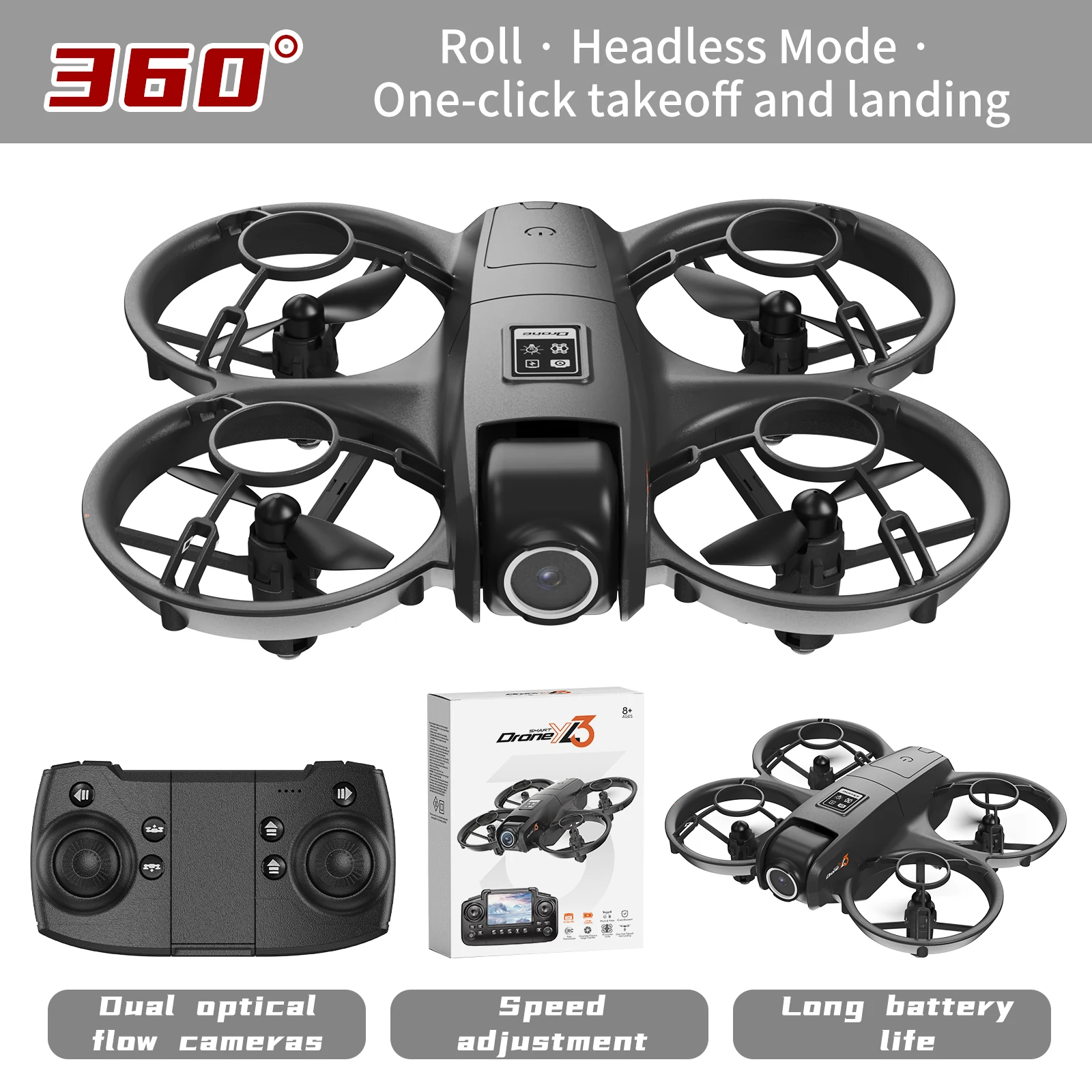 New YL3 RC Drone 8K 1080P Wide – Drone Kit Professional recenzja i cena